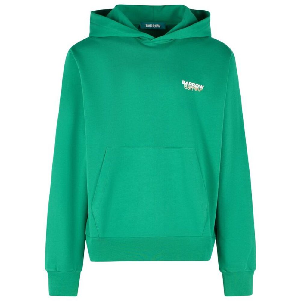 Barrow Green Cotton Sweatshirt Men